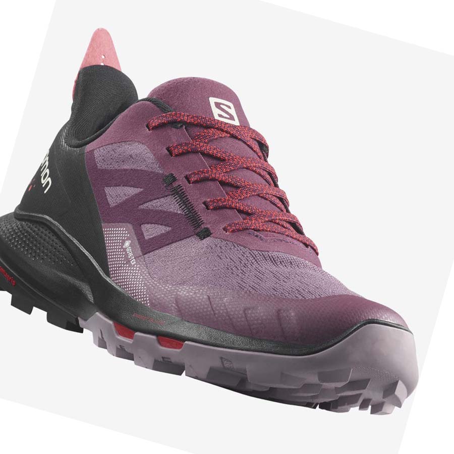 Tenis Senderismo Salomon WoOUTPULSE GORE-TEX Mujer Morados | MX 2838WNB